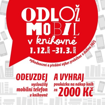 Odložte starý mobil v knihovně a vyhrajte