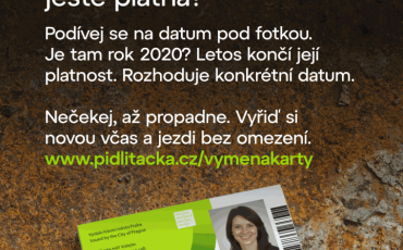 Upozornění na konec platnosti karet Lítačka