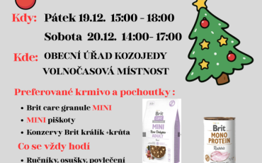 Vánoční sbírka pro psy z Depozita Beruška