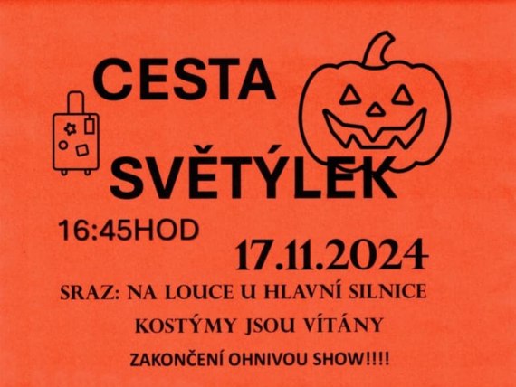 Cesta světýlek aneb lampionový průvod