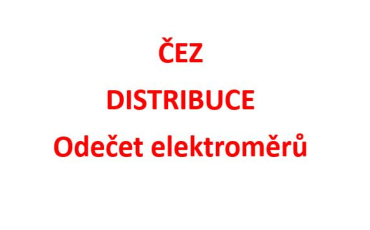 ČEZ - odečet elektroměrů