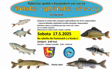 Strašidelný les 2023 Dětské rybářské závody