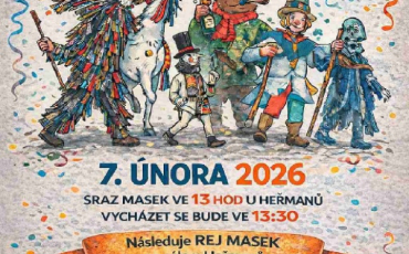 Masopust v Kozojedech: masky, průvod a dobrá nálada