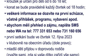 Paměť národa hledá kozojedské příběhy Dětský rybářský kroužek