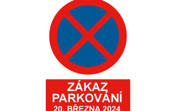 Zákaz parkování na silnici, bude se čistit!