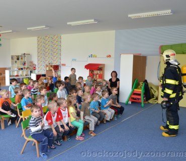 Povídání s hasiči v MŠ 2014