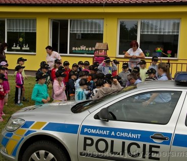 Den s Policií ČR ve školce 2014