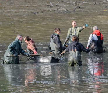 Výlov rybníka Na Pastvinách