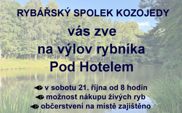 Výlov rybníka Pod Hotelem