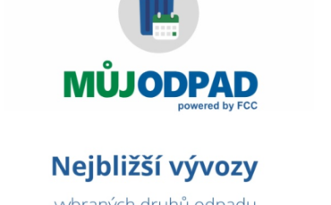 Aplikace MŮJODPAD Aplikace MŮJODPAD