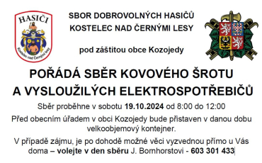 Sběr kovového šrotu a vysloužilých elektrospotřebičů