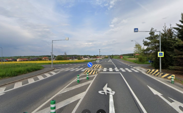 Studie přechodu na hlavní silnici
