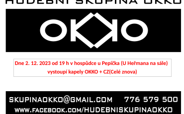 Koncert skupin OKKO a CZ(Celé znova)
