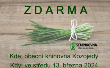 Velikonoční osení zdarma v knihovně