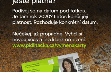 Upozornění na konec platnosti karet Lítačka