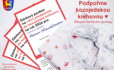 Otevírací doba knihovny a poukaz